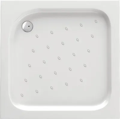 Tabak dushi Deante Corner, 90x90 cm, i bardhë - 1