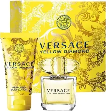 Set Eau De Toilette Versace Yellow Diamond 90 ml + losion trupi 100 ml
