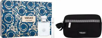 Eau de Toilette set për meshkuj Versace Eros 100ml + 10ml me çantë kozmetike