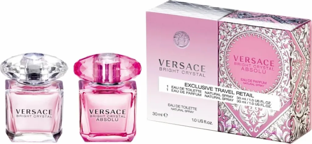 Set parfume për femra Versace Bright Crystal & Bright Crystal Absolu, 2x30ml - 1