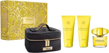 Set Eau de Toilette për femra Versace Yellow Diamond 90ml + balsam trupi 100ml + xhel dushi 100ml