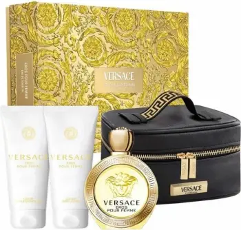 Set Eau de Toilette për femra Versace Eros Pour Femme, 100ml x3