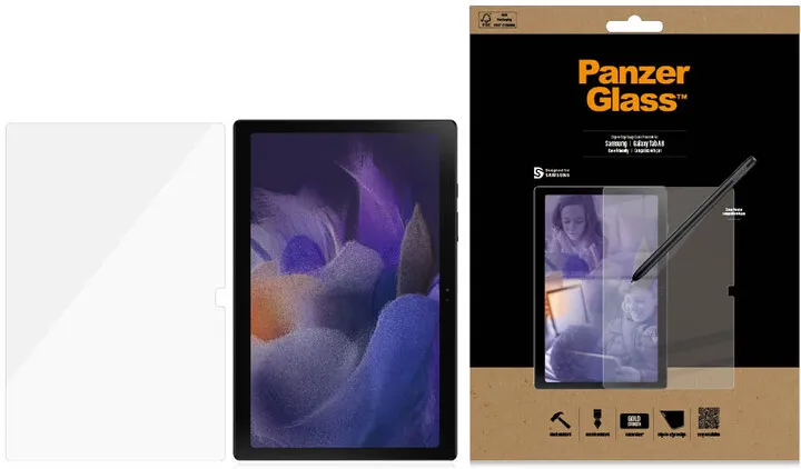 Xham mbrojtës PanzerGlass Edge-to-Edge për Samsung Galaxy Tab A8, transparent - 3