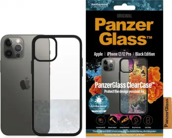 Mbrojtëse për ekran PanzerGlass ClearCase për iPhone 12/12 Pro, e tejdukshme