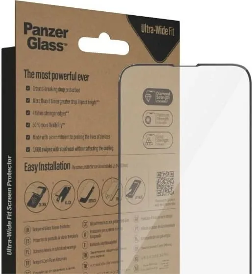 Xham mbrojtës PanzerGlass për Apple iPhone 14 Pro, me kornizë instalimi - 5