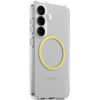 Mbështjellës PanzerGlass CARE Flagship Case Clear Chardonnay QI për Samsung Galaxy S25 transparent