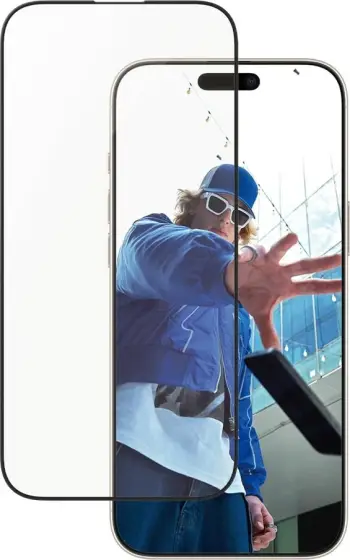 Mbrojtës ekrani PanzerGlass për iPhone 16 Pro Max, kornizë alumini