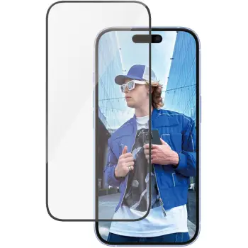 Mbrojtëse ekrani PanzerGlass për iPhone 16/15, kornizë alumini, 6.1 inch
