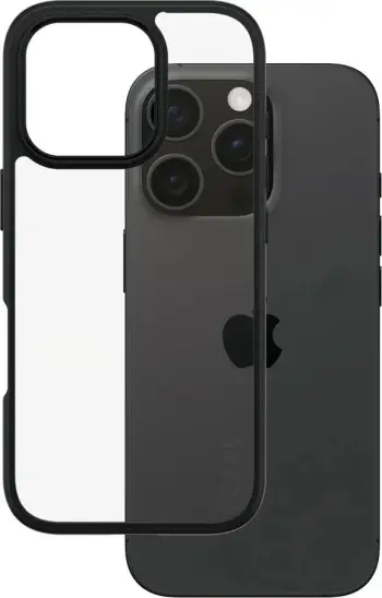 Mbështjellës PanzerGlass CARE Case Flagship Urban Combat për iPhone 16 Pro, transparent