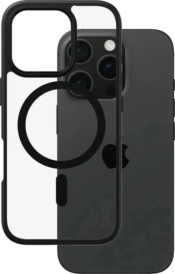 Mbështjellës PanzerGlass CARE Flagship Urban Combat MagSAFE për iPhone 16 Pro, transparent - 1