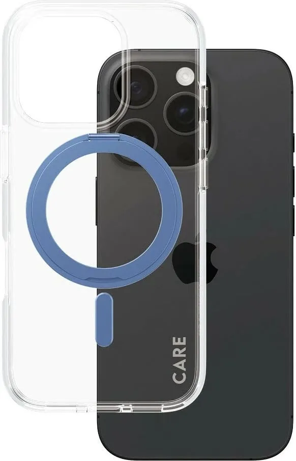 Mbështjellës PanzerGlass CARE Feature Kickstand MagSAFE për iPhone 16 Pro transparent - 2
