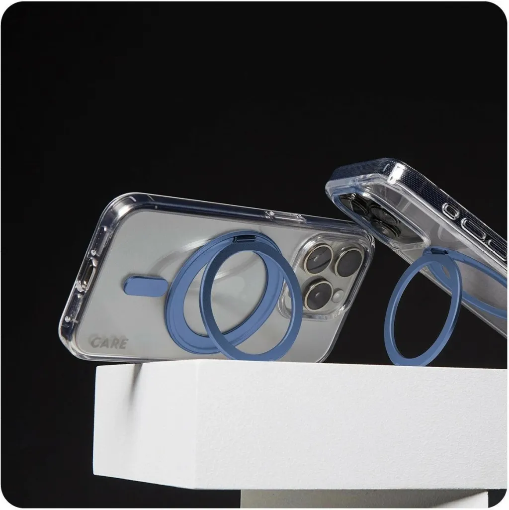 Mbështjellës PanzerGlass CARE Feature Kickstand MagSAFE për iPhone 16 Pro transparent - 5