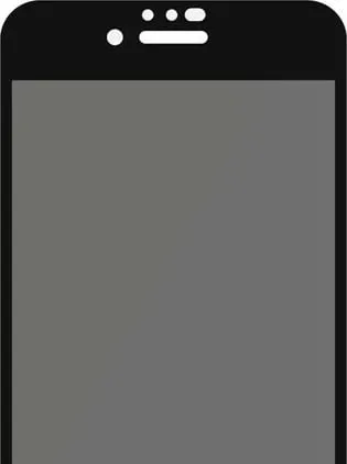 Mbrojtëse ekrani PanzerGlass Privacy për iPhone SE/8/7/6/6s, E2E, e zezë - 2