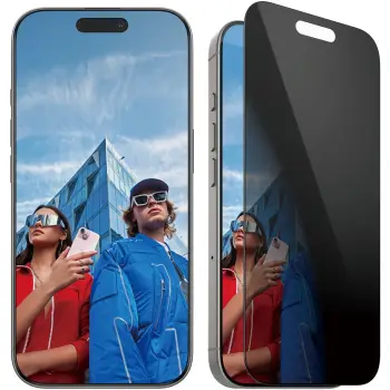 Aksesorë për telefon PanzerGlass Wide Fit / for iPhone 16 Pro – Privacy Screen Protector Ultra