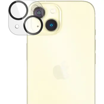 Mbrojtës xhami PanzerGlass për kamera iPhone 15/15 Plus, transparent
