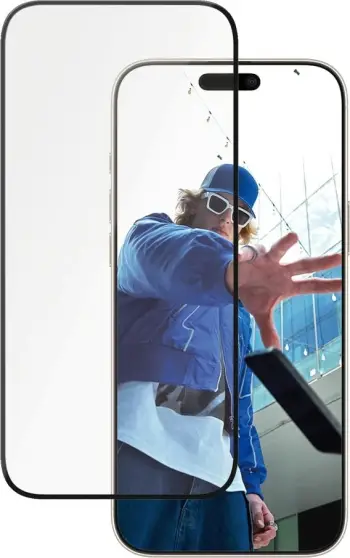 Mbrojtës ekrani PanzerGlass për iPhone 16 Pro Max, Ultra-Wide Fit, transparent