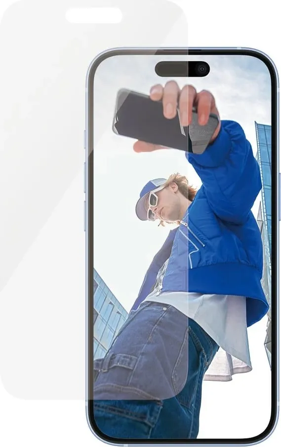 Mbrojtës ekrani PanzerGlass për iPhone 16, Classic Fit, transparent - 1