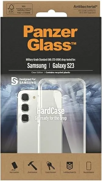 Mbështjellës PanzerGlass ClearCase për Samsung Galaxy S23, transparent - 3