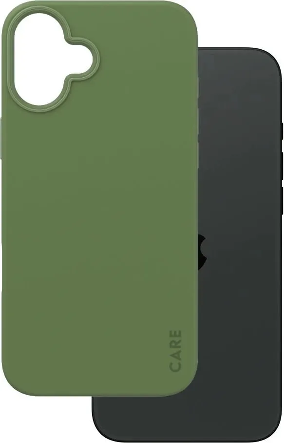 Mbështjellës PanzerGlass CARE Case MagSAFE për iPhone 16 Plus, e gjelbër - 1