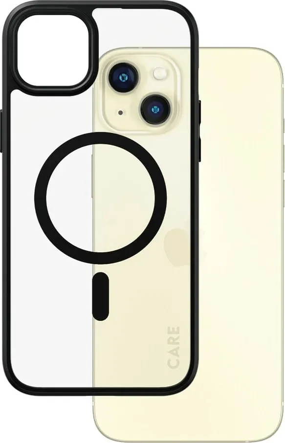 Mbështjellës PanzerGlass CARE Case Flagship MagSafe për iPhone 15 Plus, transparent - 1