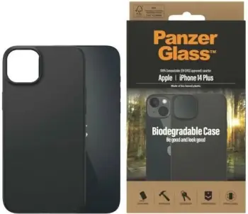 Mbulesë PanzerGlass Biodegradable për iPhone 14 Plus 6.7", e zezë