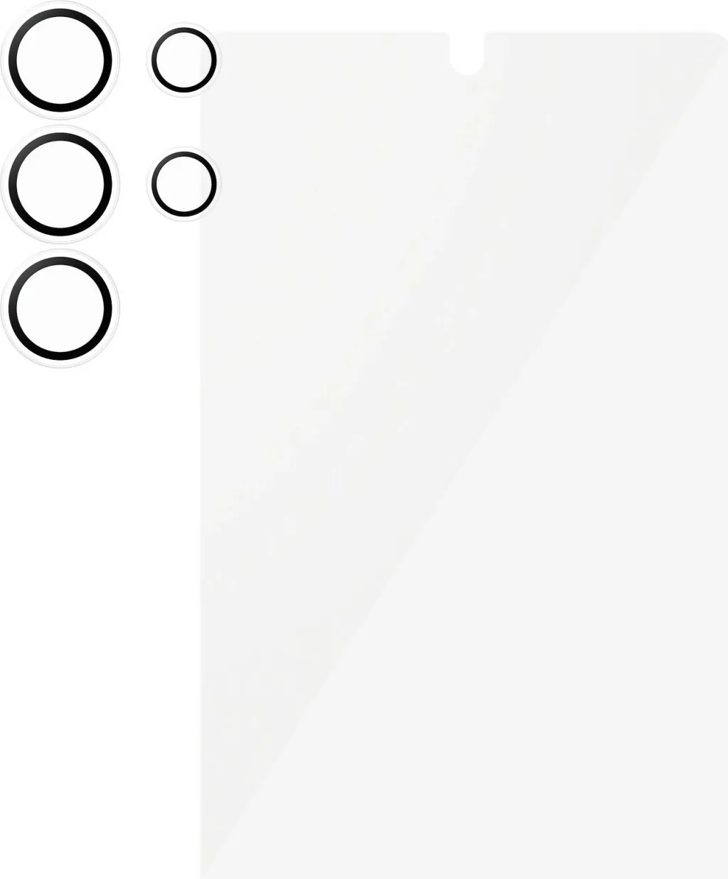 Mbrojtës ekrani PanzerGlass 2-in-1 për Samsung, transparent - 4