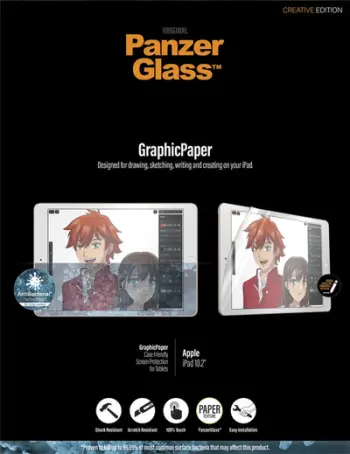 Mbrojtës ekrani PanzerGlass GraphicPaper për iPad 10.2, transparent