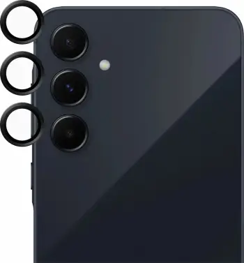 Mbrojtës xhami kamerë PanzerGlass për Samsung A55 5G, i zi