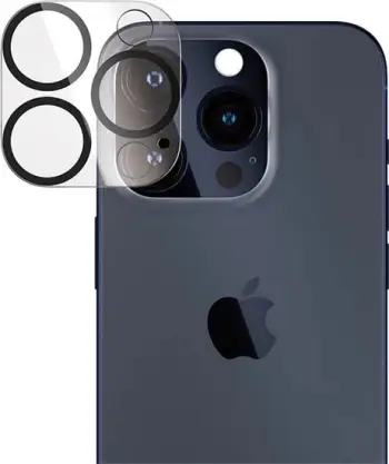 Set mbrojtës PanzerGlass për Apple iPhone 15 Pro Max, ClearCase me D3O, xham mbrojtës UWF, mbrojtës kamere transparent