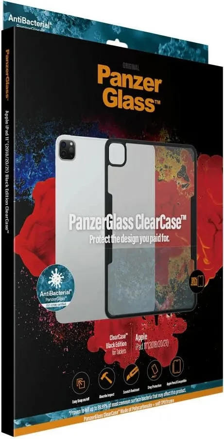 Mbështjellës PanzerGlass për iPad 11, Black, anti-bakterial - 5