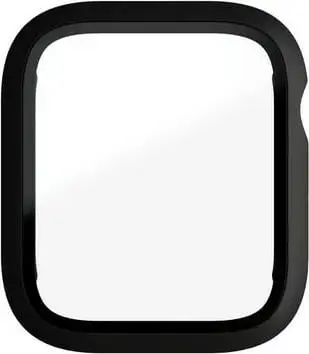 Mbrojtëse e plotë PanzerGlass për Apple Watch 7 41 mm, e zezë
