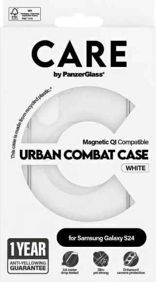 Mbështjellës PanzerGlass CARE Flagship QI për Samsung Galaxy S24+, Zi - 3