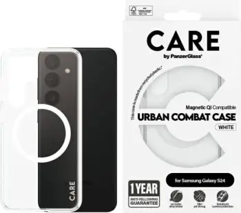 Mbështjellës PanzerGlass CARE Flagship QI për Samsung Galaxy S24+, Zi