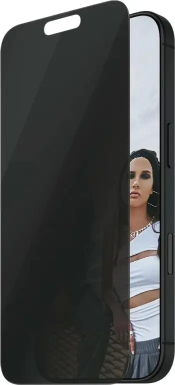 Mbështjellës ekrani PanzerGlass SAFE Privacy për iPhone 16 Pro Max, transparent