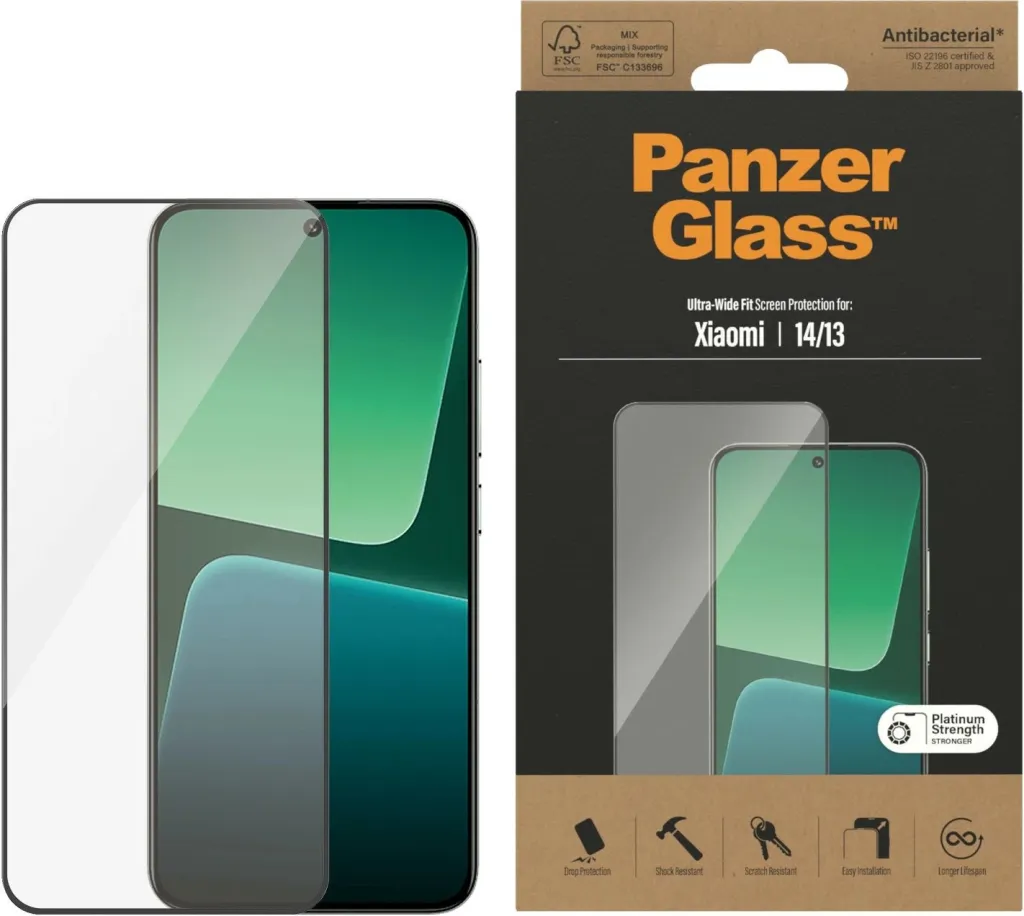 Mbrojtëse ekrani PanzerGlass për Xiaomi 13, xham i temperuar - 2