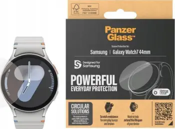 Mbrojtës ekrani PanzerGlass Samsung Galaxy Watch7 44mm, Ultra Wide Fit, transparent