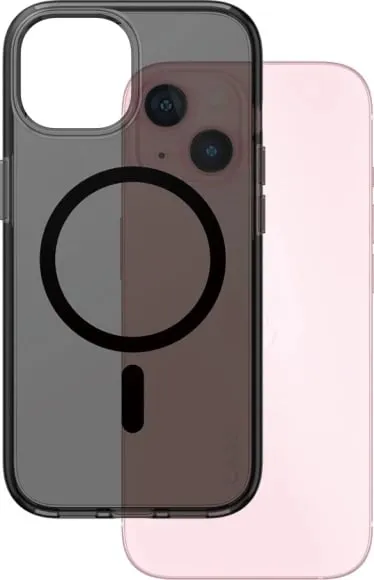 Mbështjellës PanzerGlass CARE Flagship MagSafe për iPhone 15, smokey/black - 2