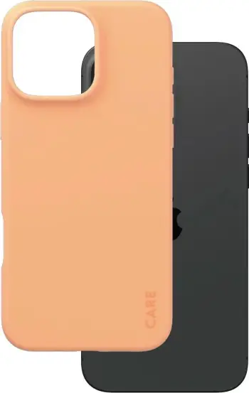 Mbështjellës PanzerGlass CARE Case Fashion Peachy MagSAFE për iPhone 16, rozë