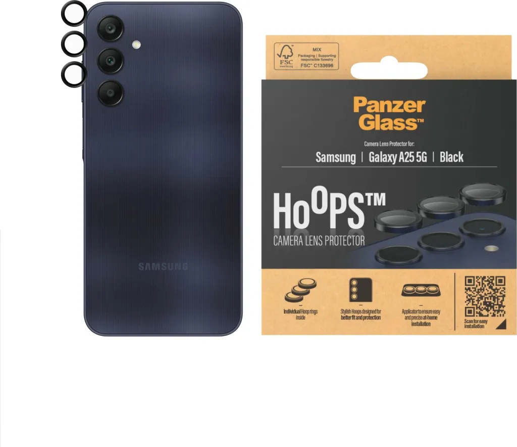 Mbështjellës PanzerGlass Samsung A25 5G, i zi - 2