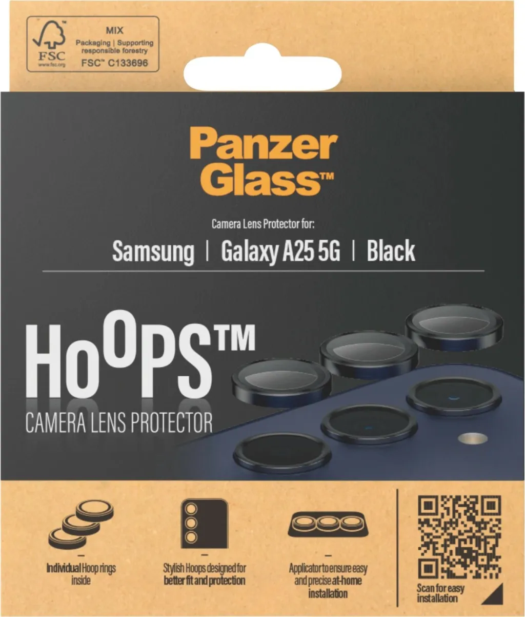Mbështjellës PanzerGlass Samsung A25 5G, i zi - 3