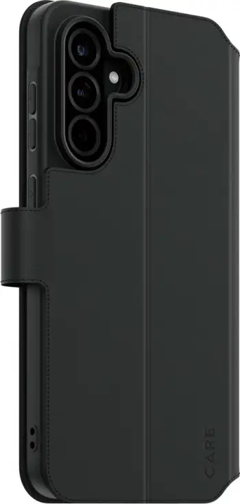 Mbështjellës PanzerGlass për Samsung Galaxy A56 5G, CARE Feature Wallet Case, i zi