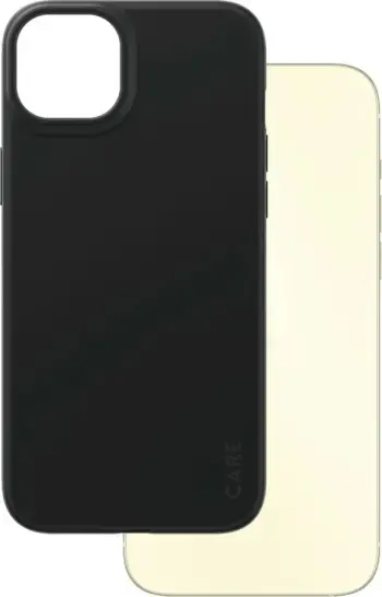 Mbështjellës PanzerGlass CARE Case Fashion për iPhone 15 Plus, e zezë