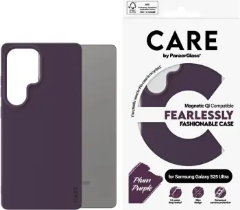 Mbështjellës PanzerGlass CARE për Samsung Galaxy S25 Ultra, silikon, plum purple