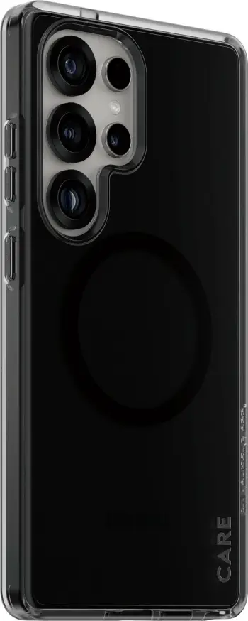 Mbështjellës PanzerGlass CARE Flagship, Galaxy S25 Ultra, QI Compatible, smokey/black