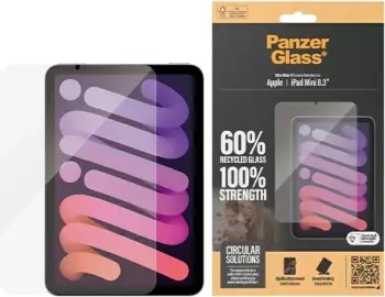 Xham mbrojtës PanzerGlass Ultra-Wide Fit për iPad mini 8.3" (2024), transparent