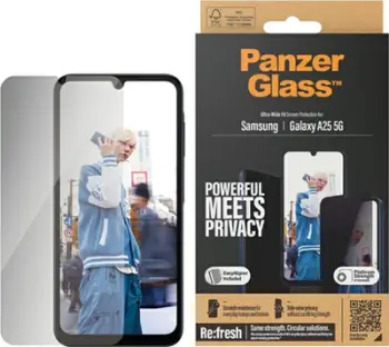 Mbrojtëse ekrani PanzerGlass për Samsung Galaxy A25 5G, transparente