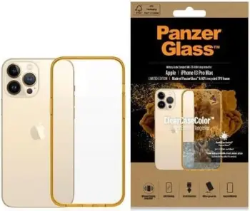 Mbështjellës PanzerGlass ClearCase, për iPhone 13 Pro Max, Transparent Gjelbër