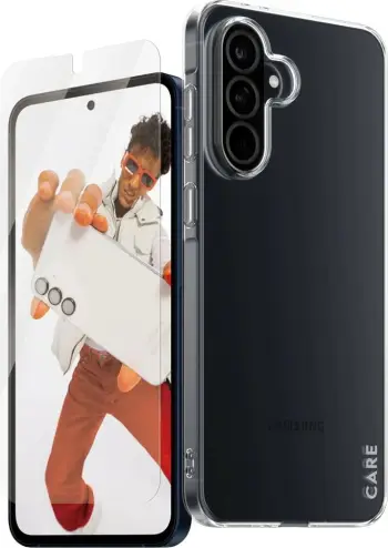 Mbështjellës PanzerGlass për Samsung Galaxy A56 5G, set 2-në-1, transparent