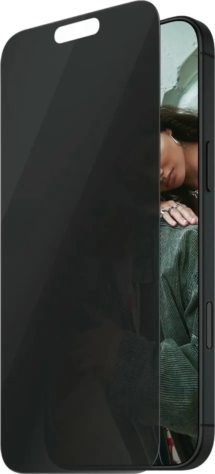 Mbrojtës ekrani privacy PanzerGlass për iPhone 16 Pro, transparent - 1