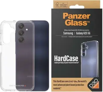 Mbështjellës PanzerGlass HardCase për Samsung Galaxy A25 5G, transparent